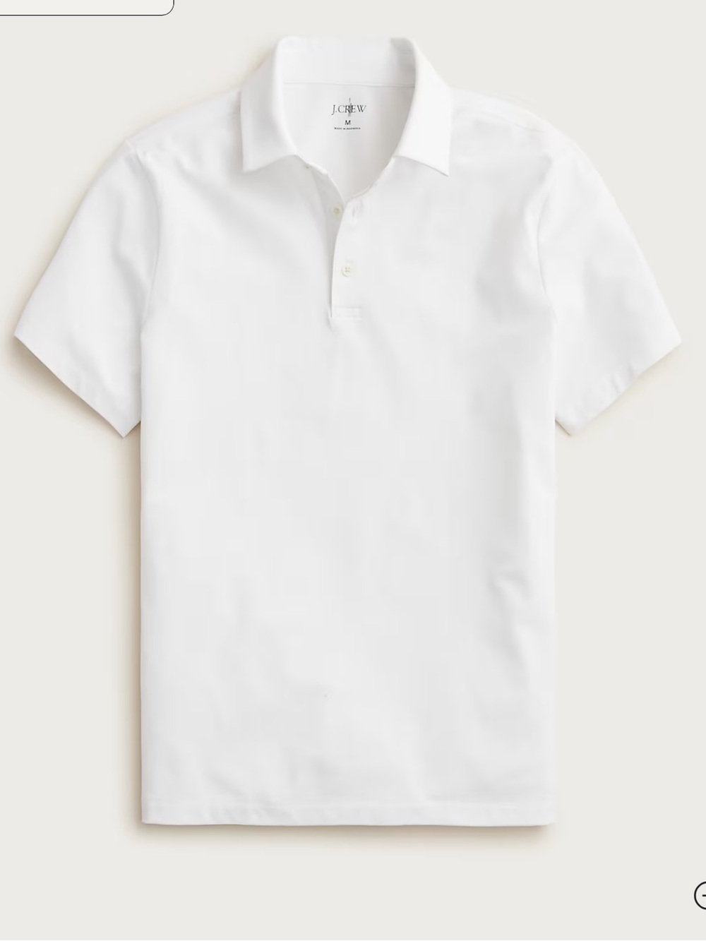 J crew Performance piqué polo shirt